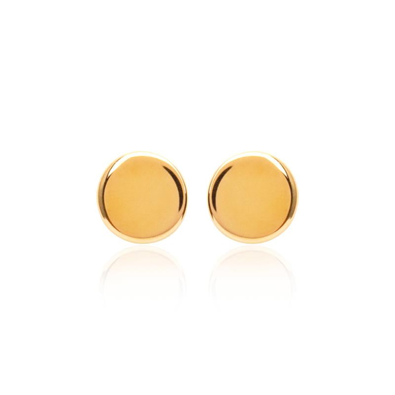 Boucles d'oreilles mini pastilles plaqué or