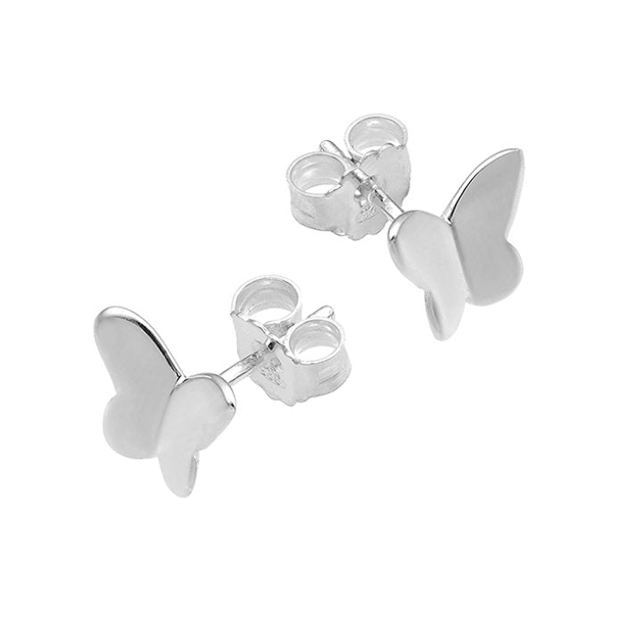 Boucles d'oreilles papillons en argent