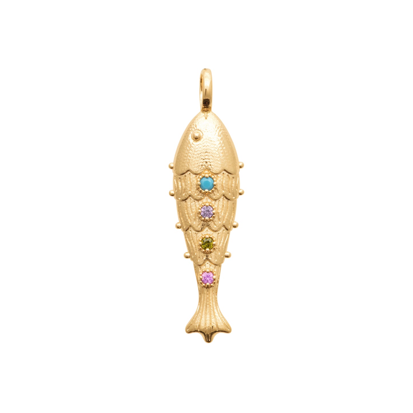 Collier Poisson plaqué or 18 carats
