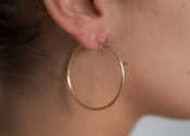Lot 4 Paires Boucles D'oreilles Créoles Acier Inoxydable - Zircone, Or/argent - 4
