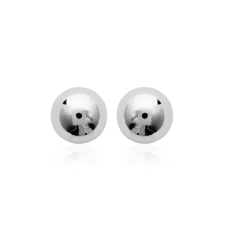 Boucles d'oreilles boules en argent