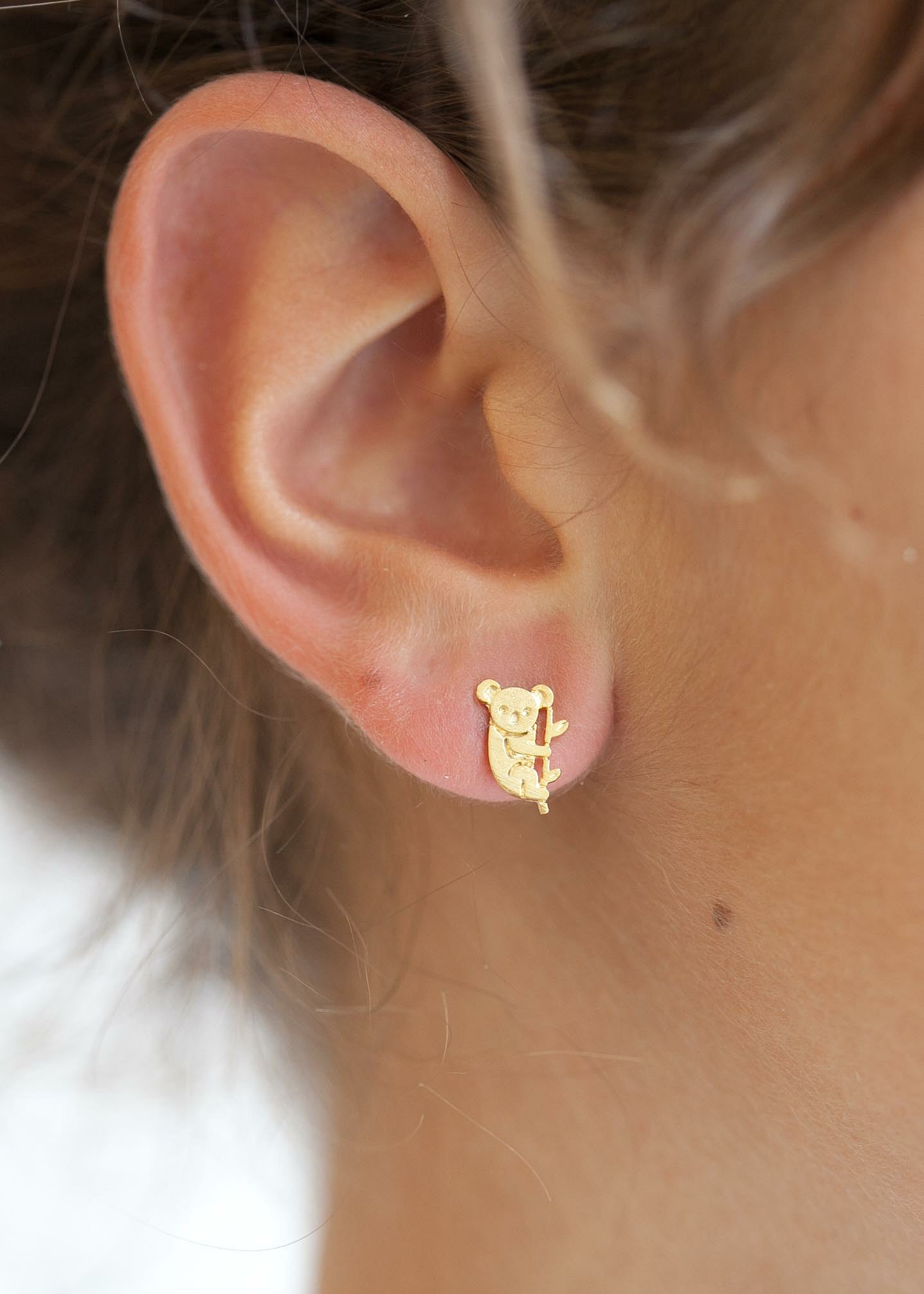 Boucle oreille enfant koala