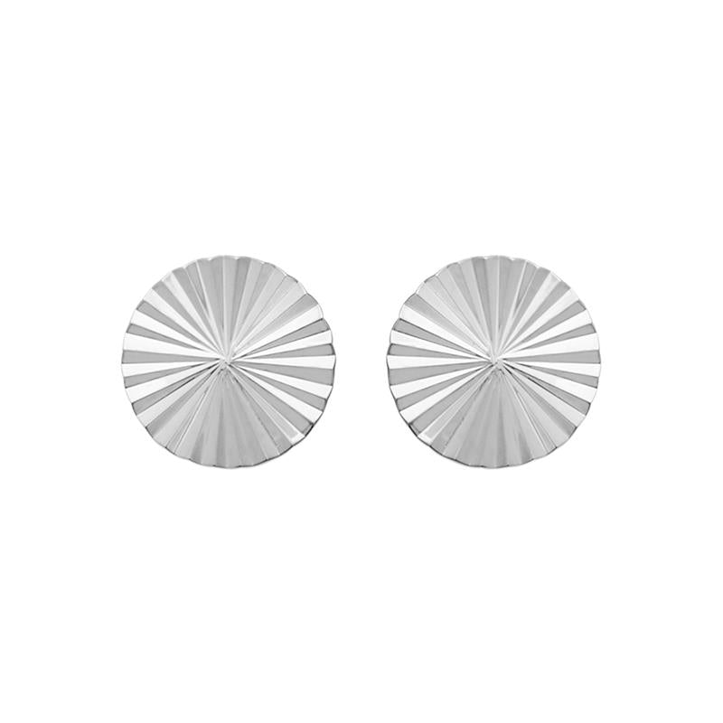 Boucles d'oreilles soleil en argent