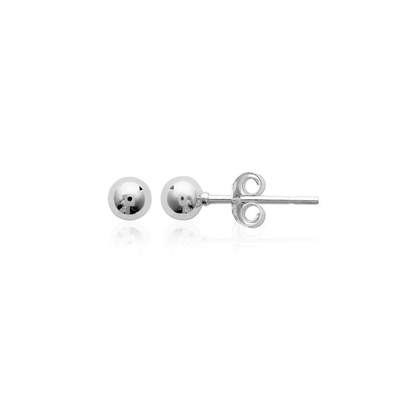 Boucles d'oreilles boules en argent