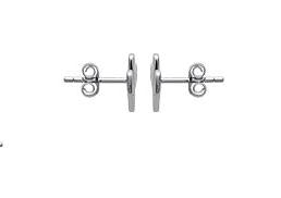 Boucles d'oreilles puces cactus en argent