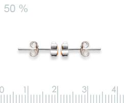 Boucles d'oreilles poisson-clown en argent véritable