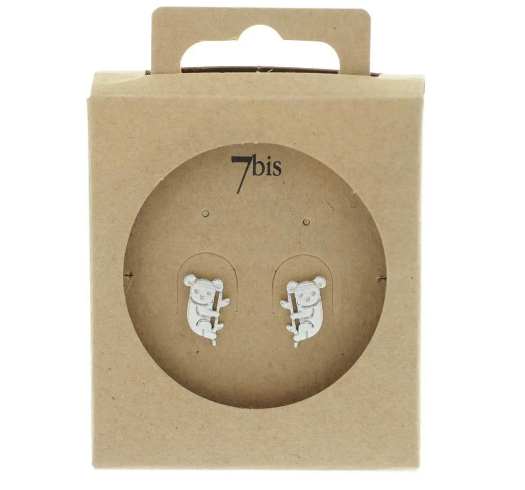 Boucles d'oreilles koala
