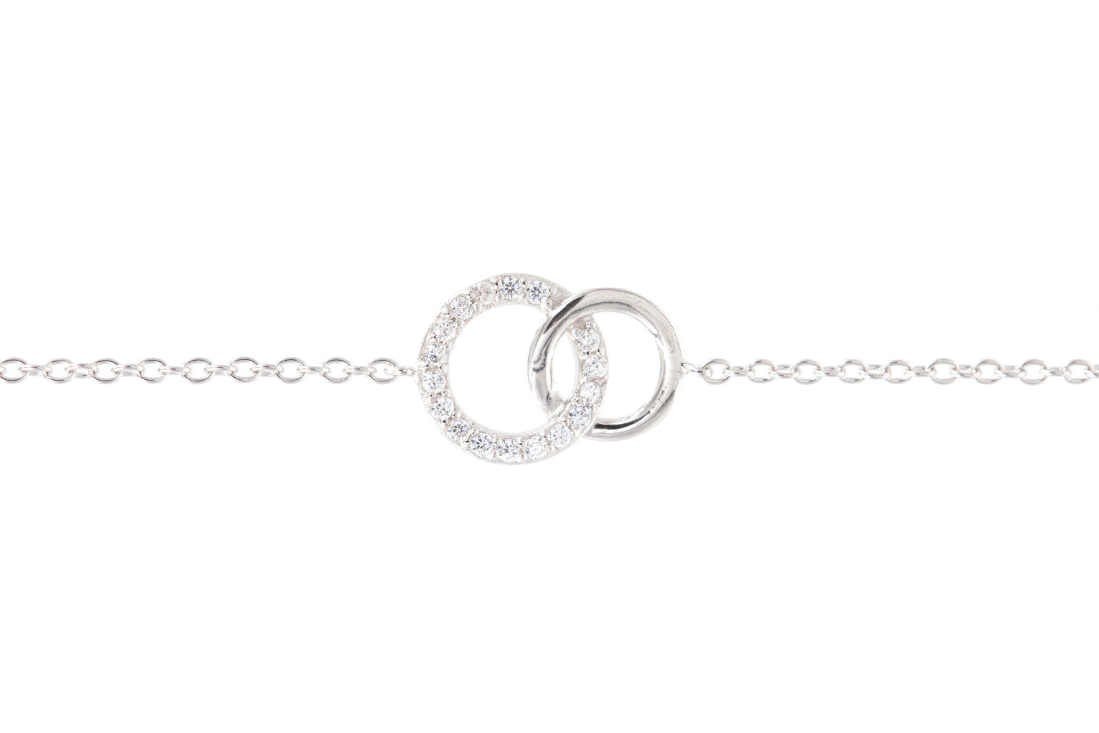 Bracelet anneaux entrelacés en argent Bijoux fins en argent Elise & moi –  Elise et moi