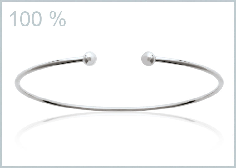 Bracelet jonc en argent