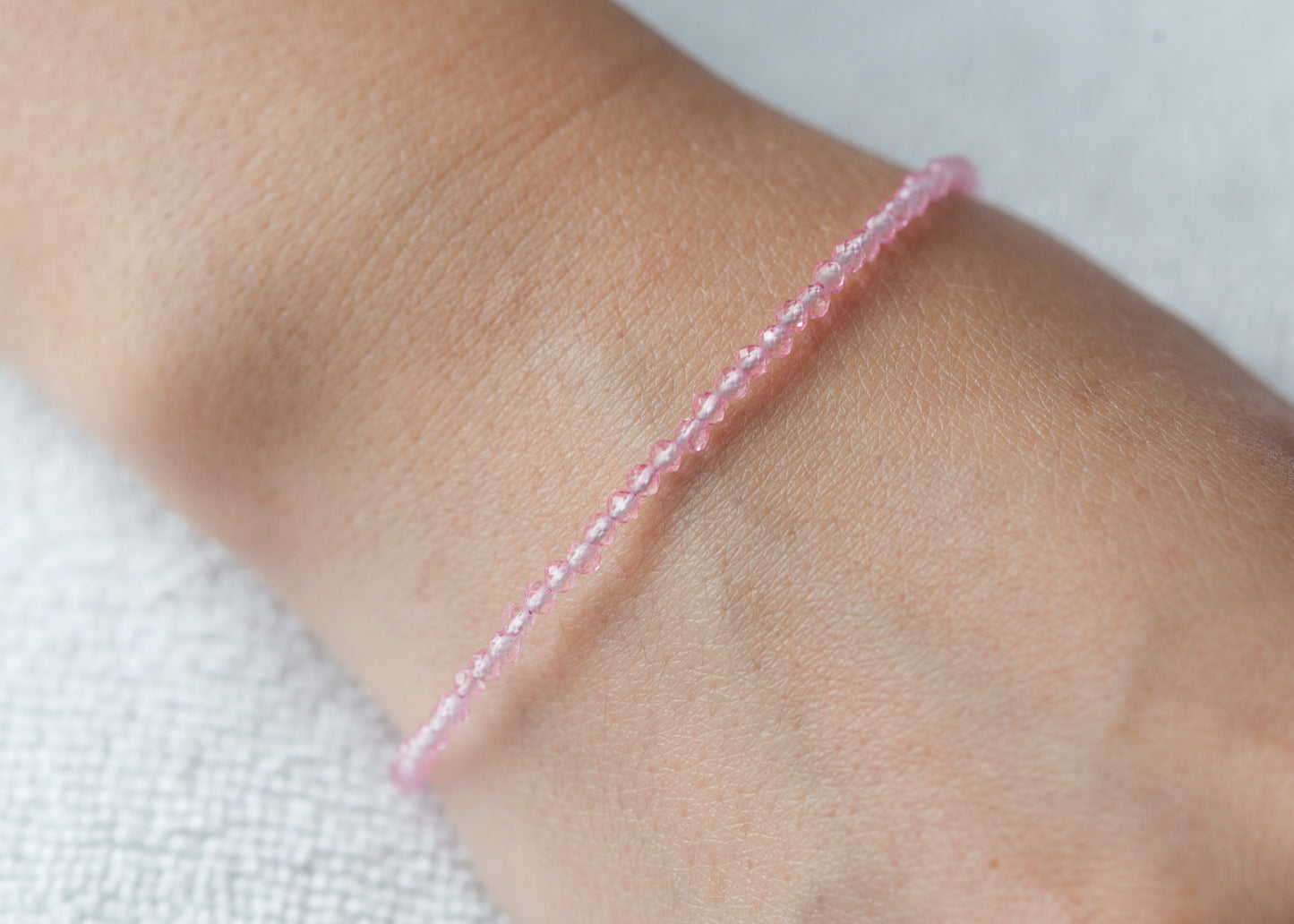 Bracelet avec perles en pierres naturelles