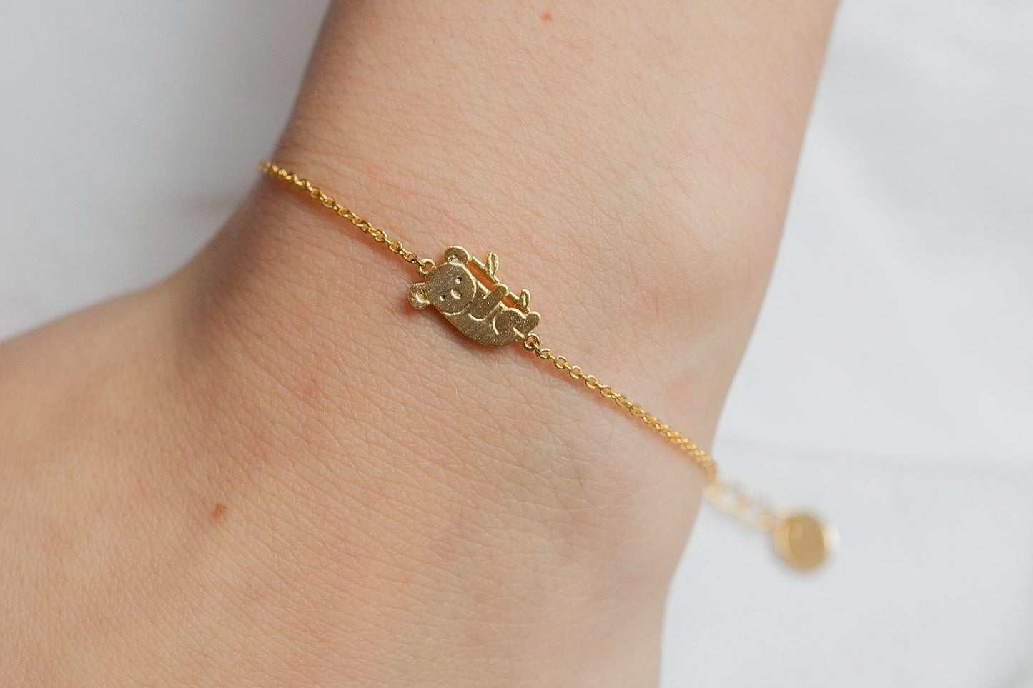 Bracelet koala doré