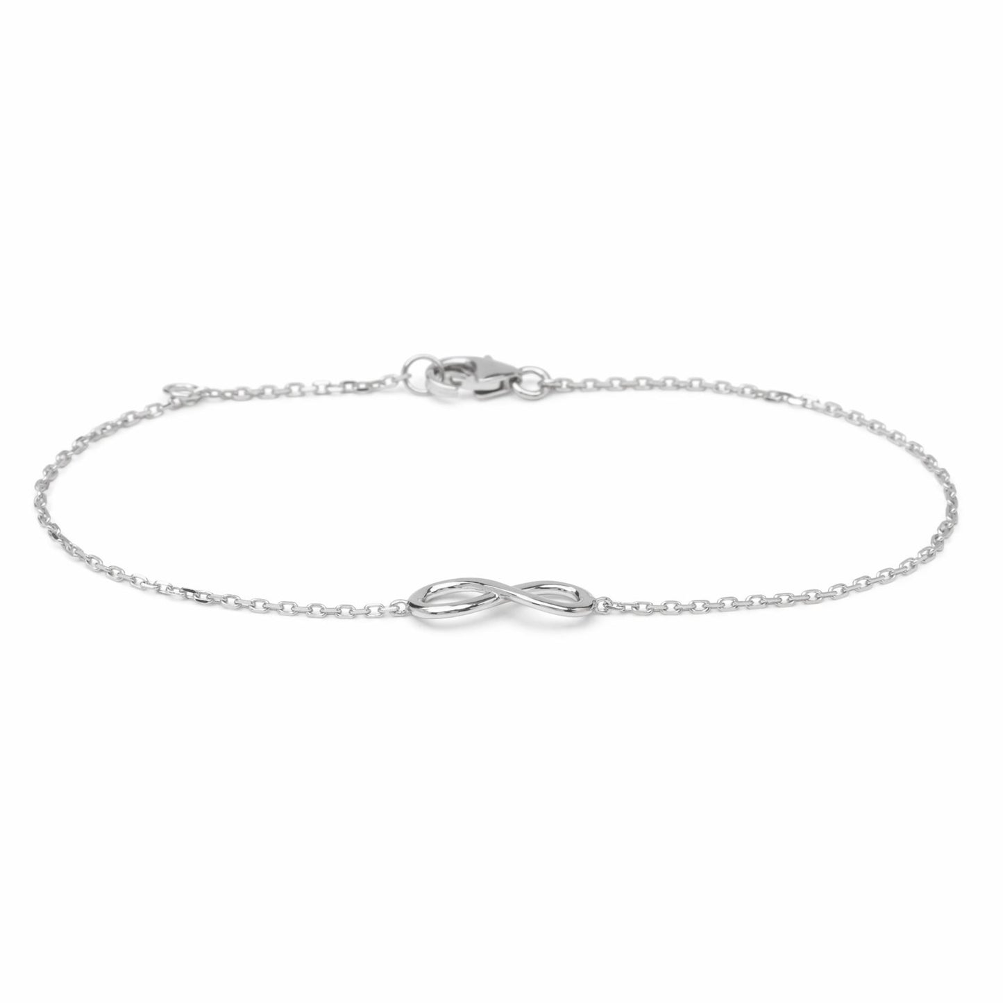 bracelet signe infini argent