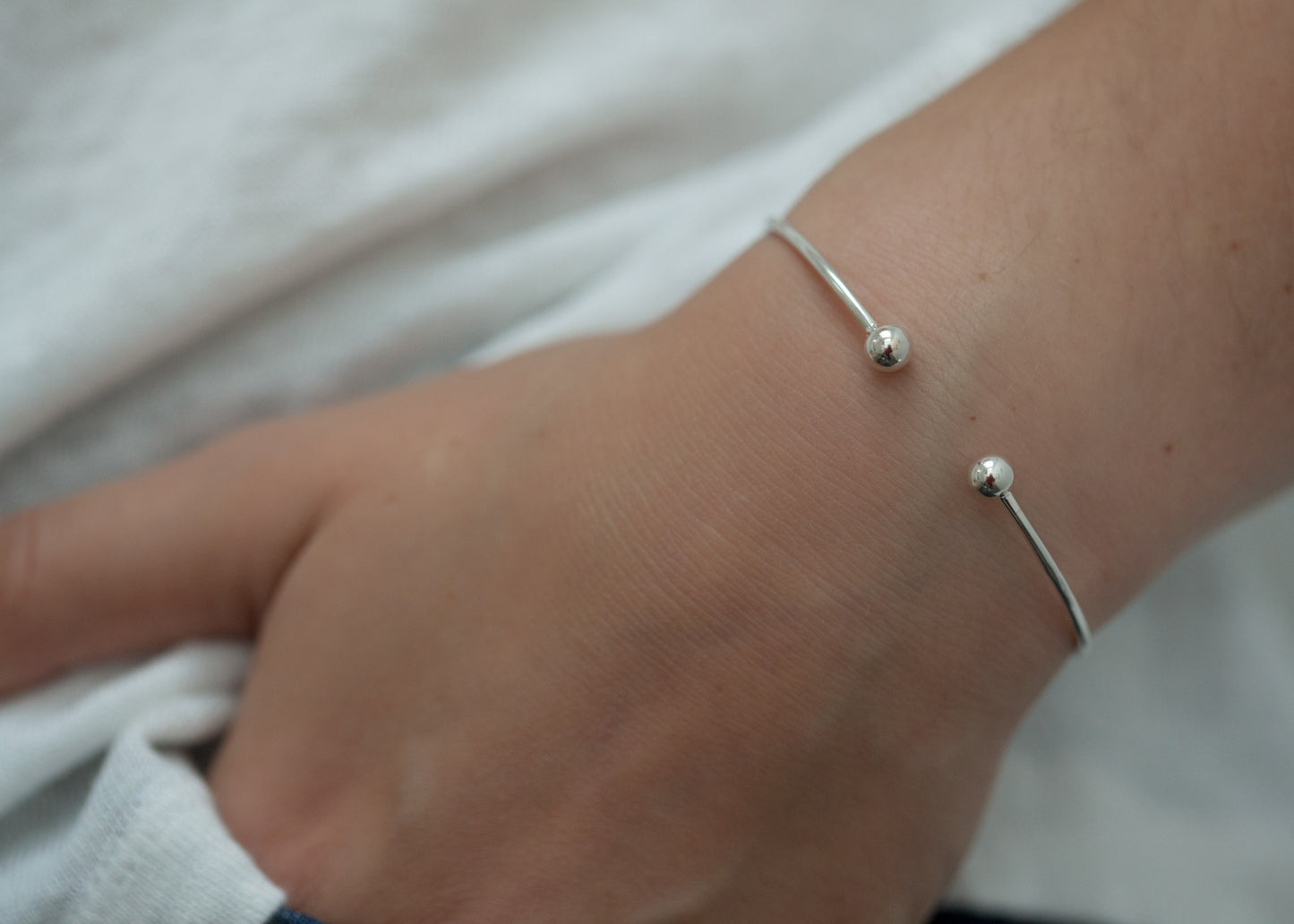 Bracelet jonc en argent