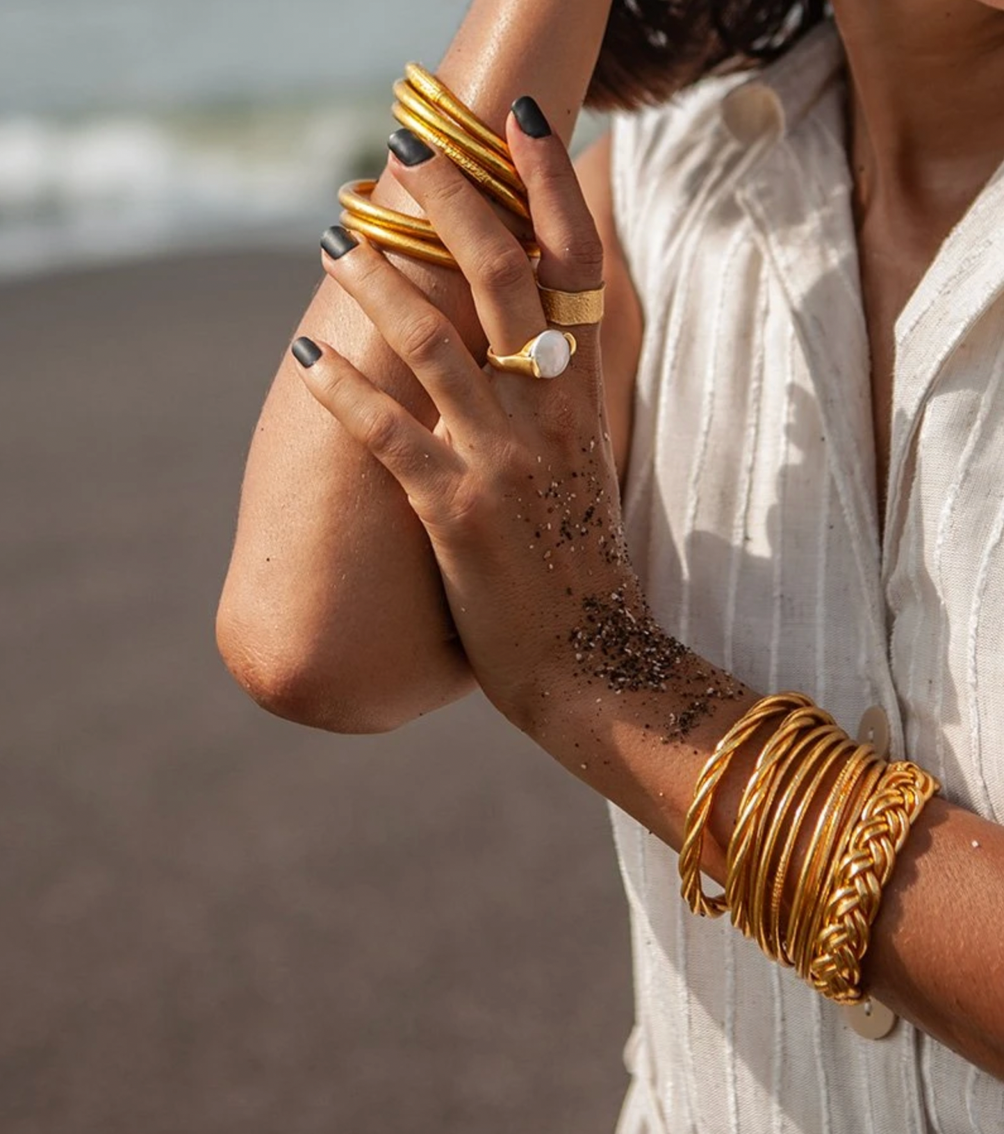 Jonc bouddhiste béni d'un mantra, bracelet tibétain