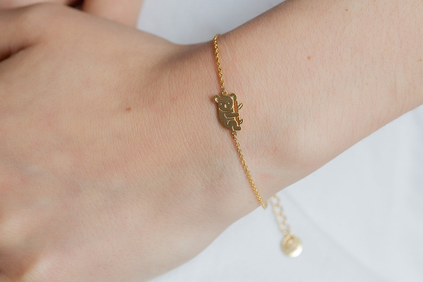 Bracelet koala doré