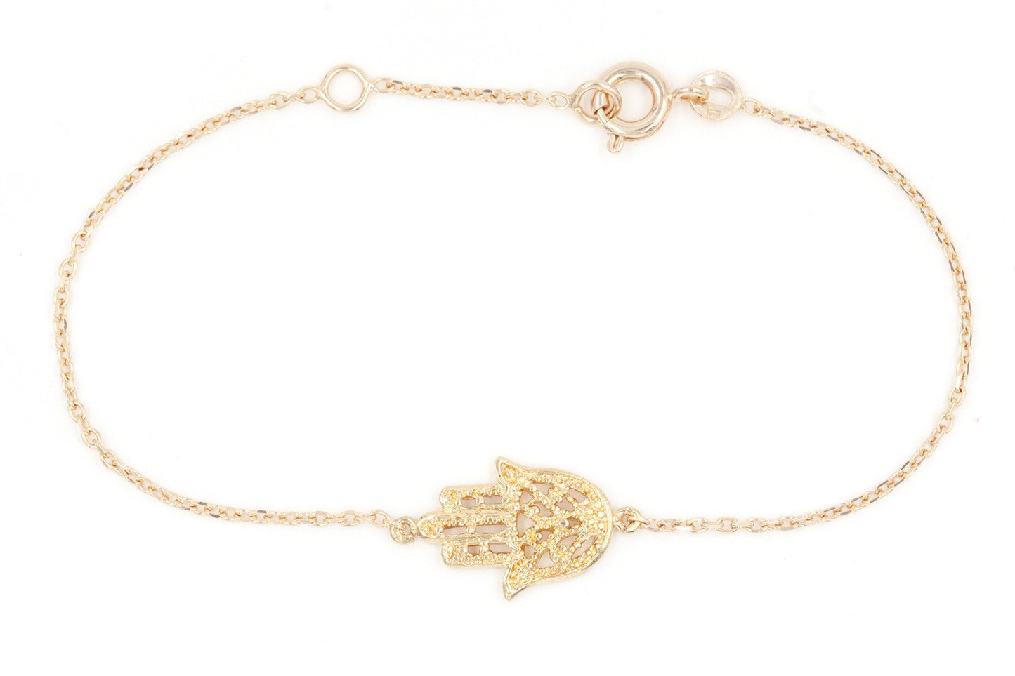 Bracelet Main de Fatma plaqué or - Bracelet porte-bonheur