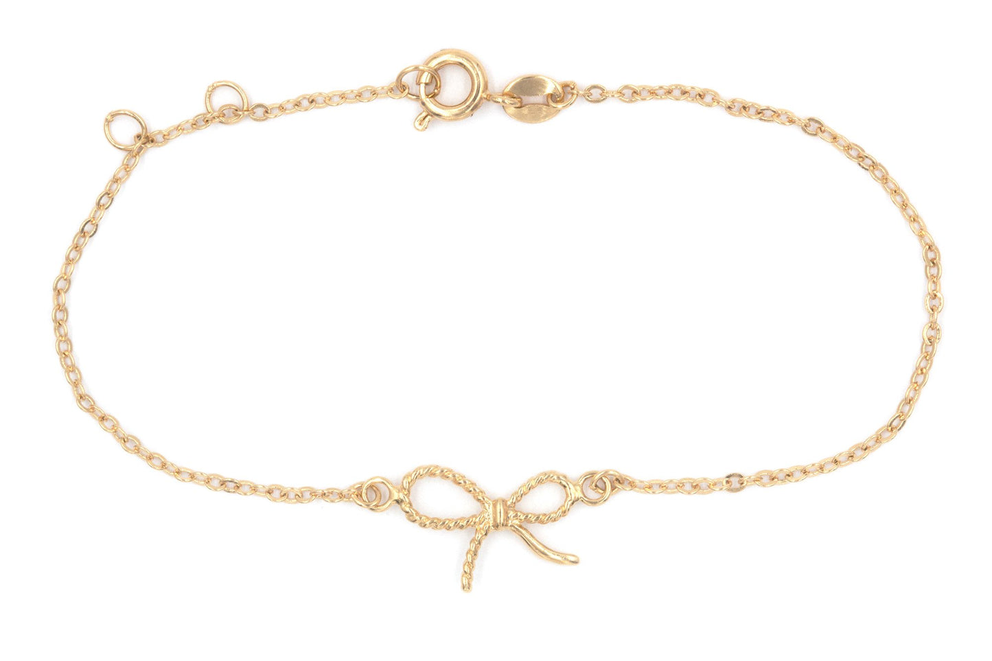 Bracelet noeud plaqué or