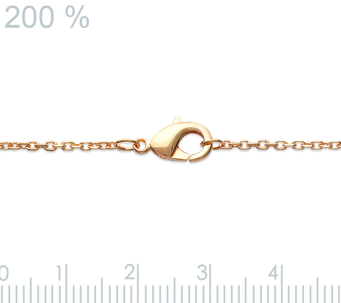 Bracelet 7 pastilles plaqué or