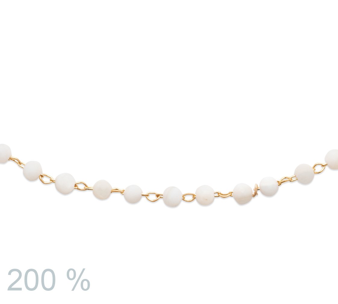 Collier pierres de lune plaqué or