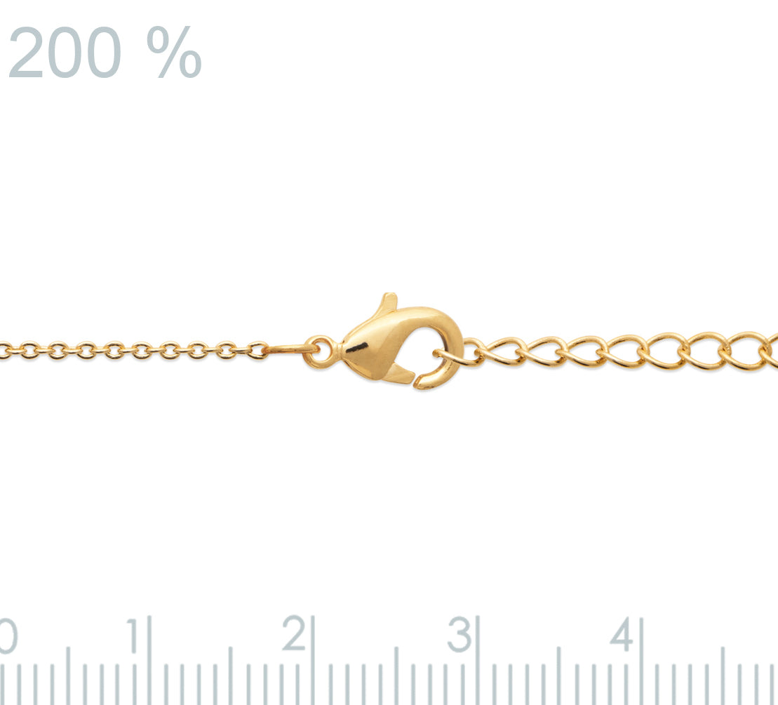 Bracelet pierre de lune plaqué or 18 carats