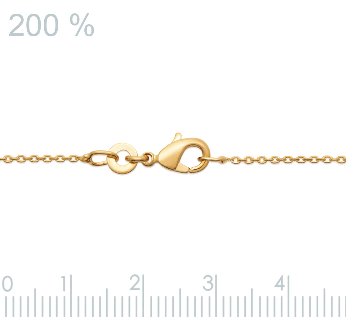 Bracelet plume fine plaqué or