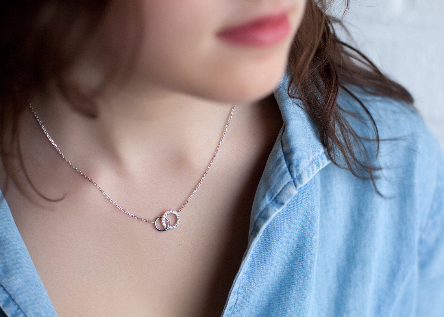 Collier Prénoms Personnalisés Anneaux Entrelacés | My Little Necklace Collier Prénoms Personnalisés Anneaux Entrelacés | My Little Necklace