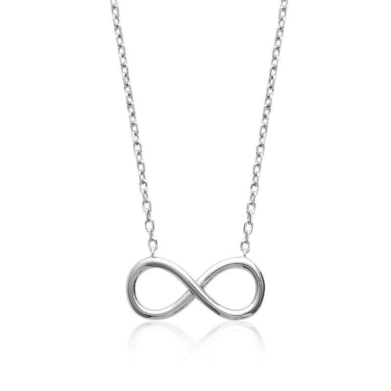 Collier infini en argent massif à voir!