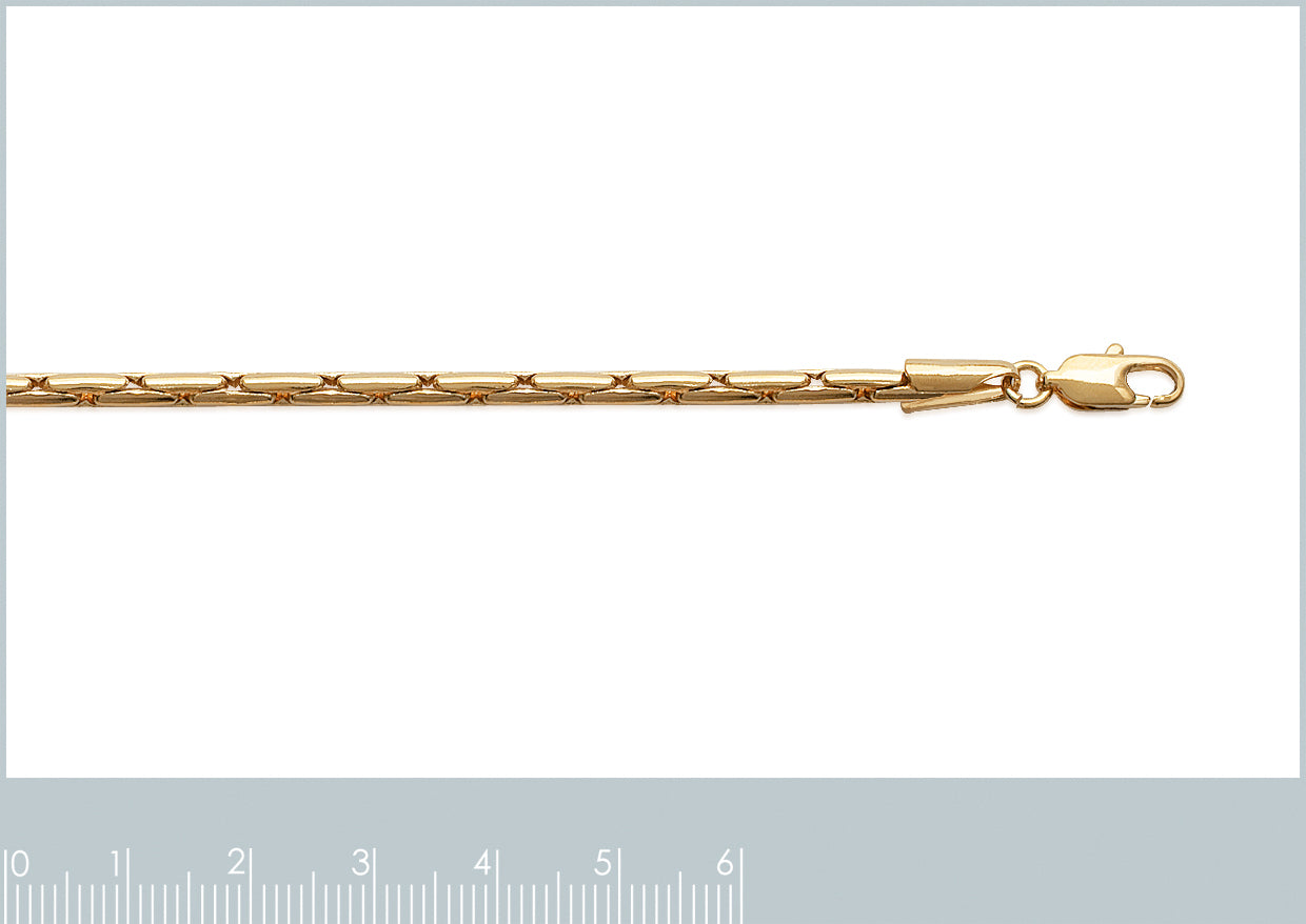 Collier maille Paloma, vintage plaqué or