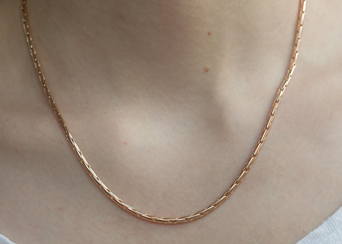 Collier maille Paloma, vintage plaqué or