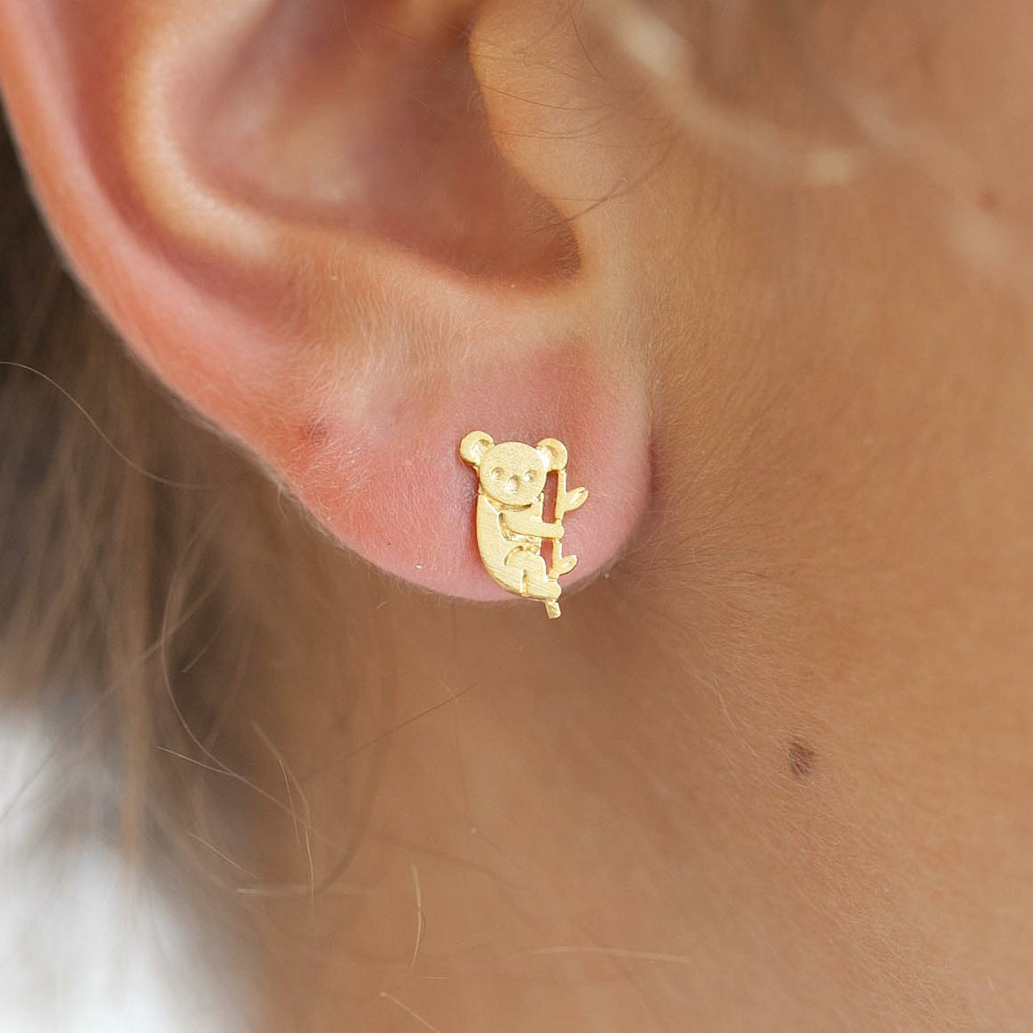 Boucle oreille enfant koala