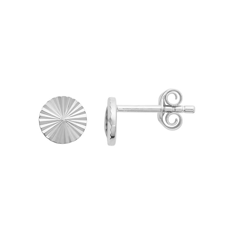 Boucles d'oreilles soleil en argent