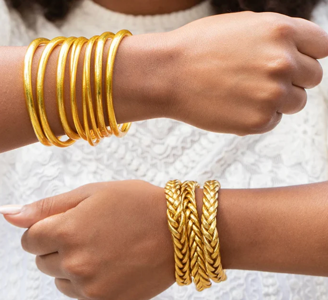 Bracelet Demi Joncs Plats Soudés Massif 48 x 58 mm, 3 Ors Bracelet Demi Joncs Plats Soudés Massif 48 x 58 mm, 3 Ors