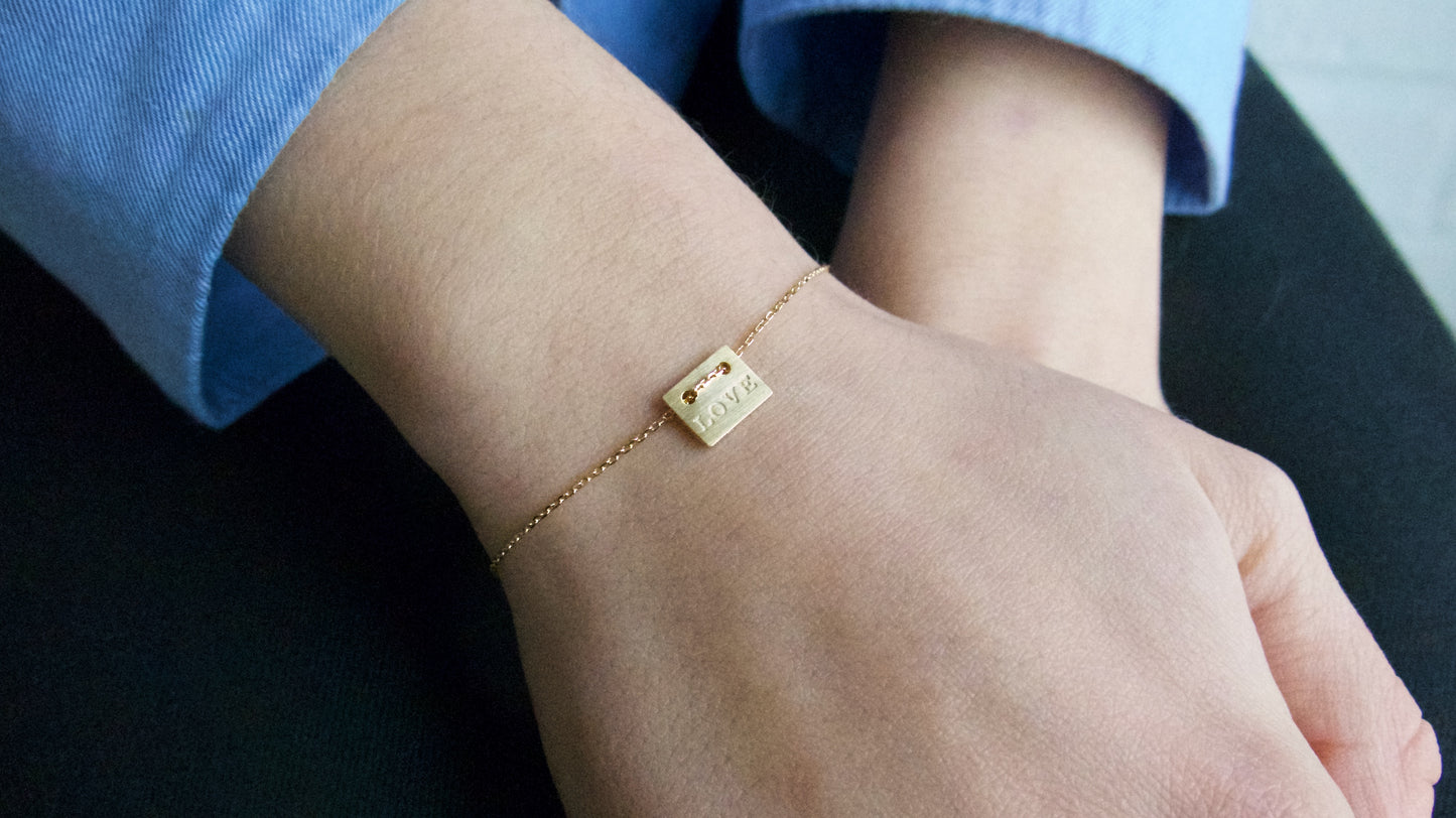 Bracelet Love doré