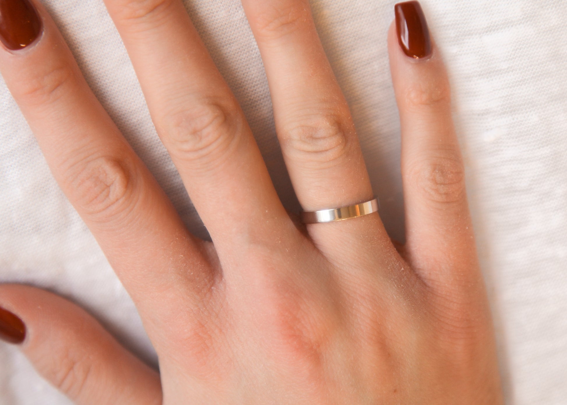 Bague alliance en argent