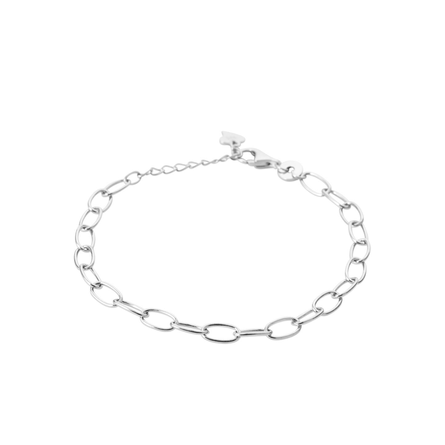 Bracelet maillons en argent