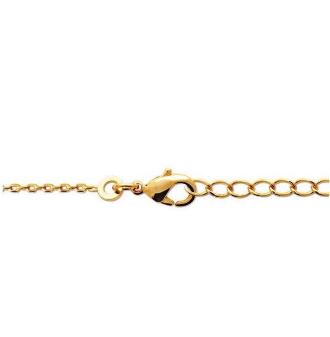 Bracelet orné de petites pastilles plaqué or