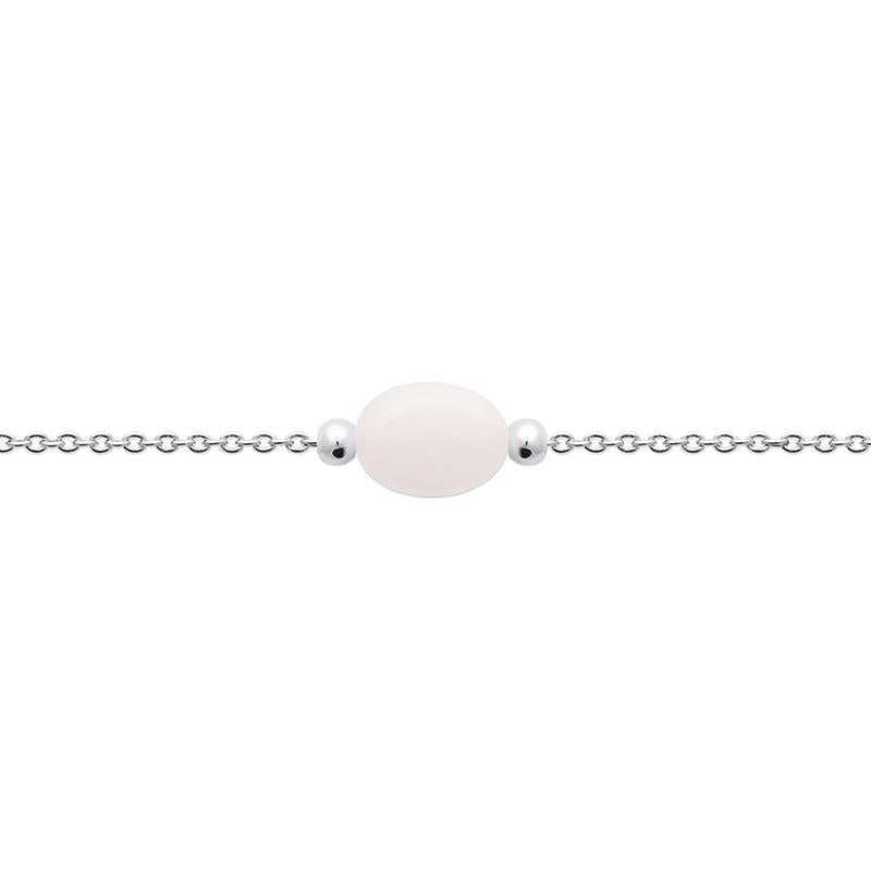 Bracelet pierre de lune en argent