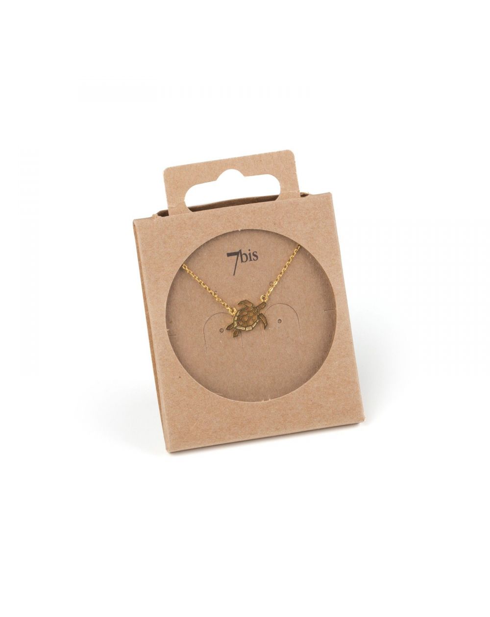 Collier tortue doré