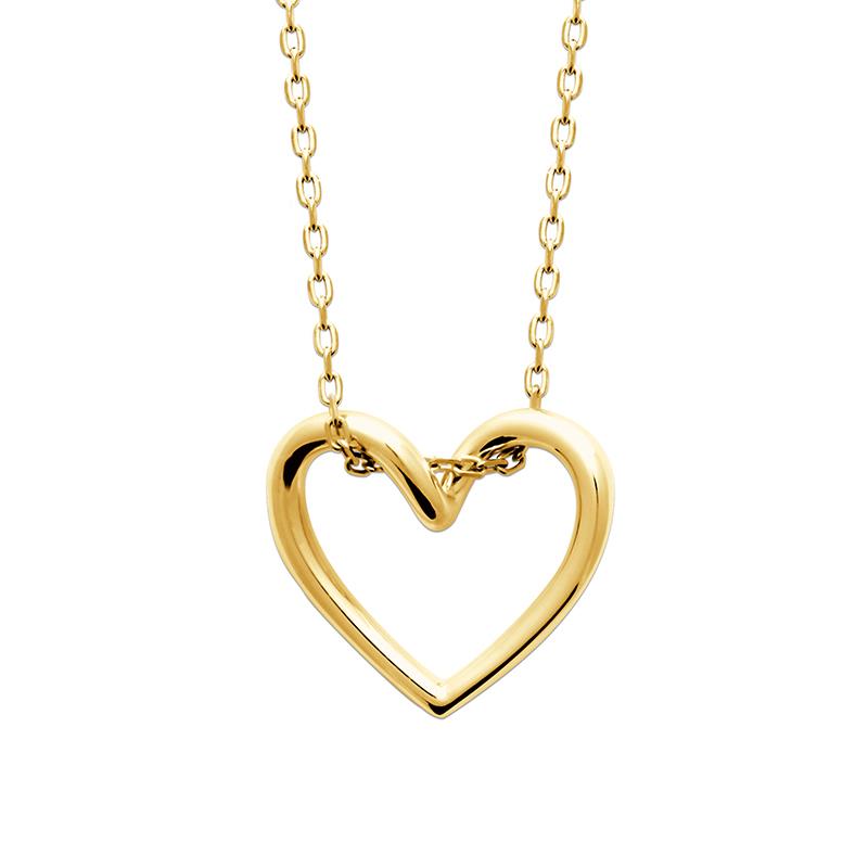 Médaille coeur - Or jaune 18ct Médaille coeur - Or jaune 18ct