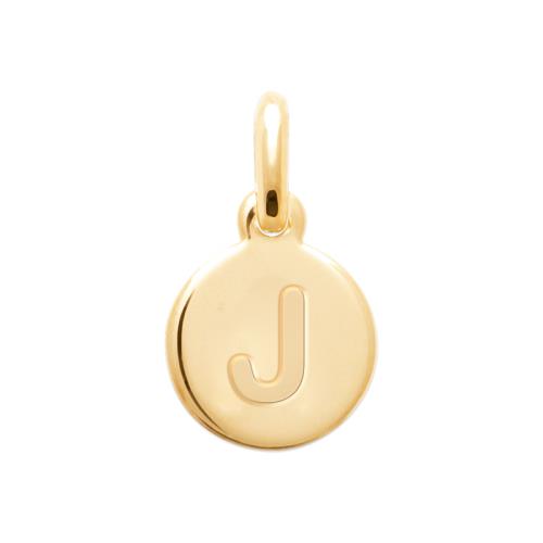 Collier avec pendentif gravé d'une lettre de l'alphabet