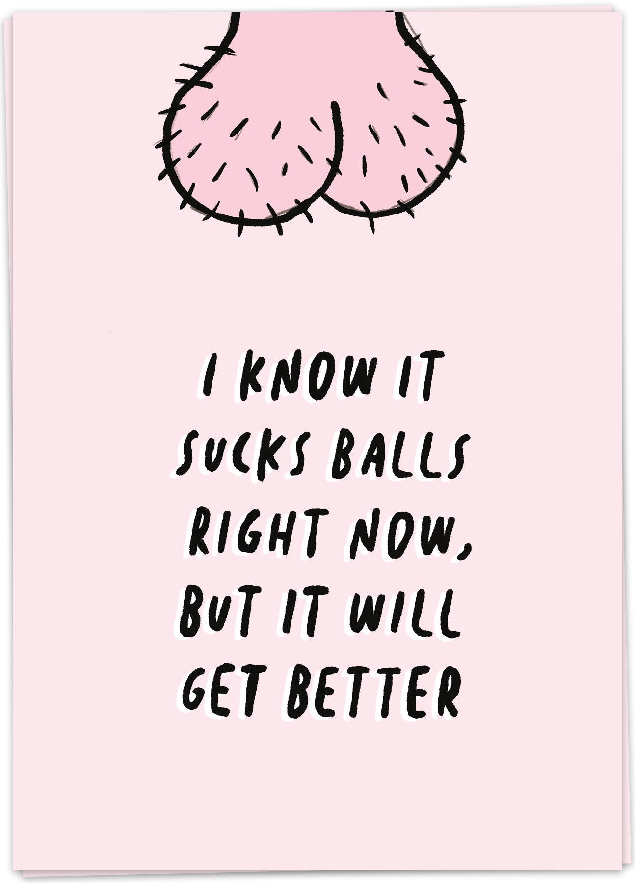 Carte "I know it sucks balls right now, but it will get better"