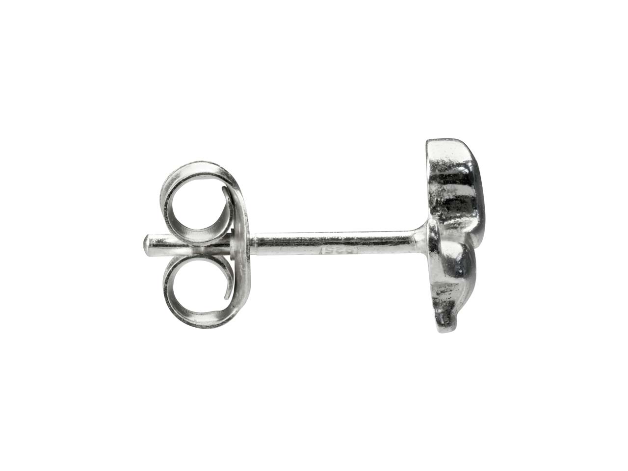 Boucles d'oreilles teckel en argent - Puces d'oreilles chien argent