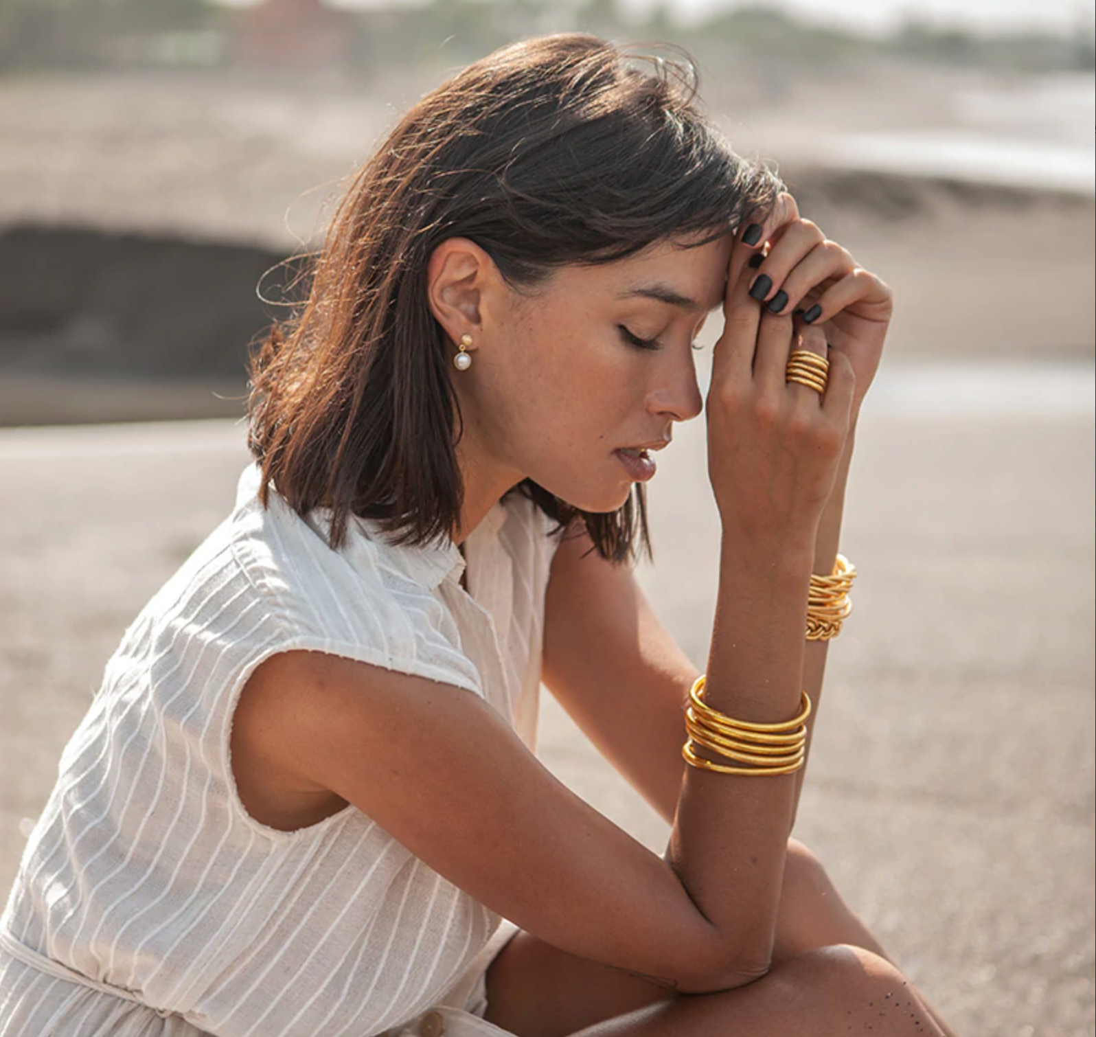 Bague dorée discount