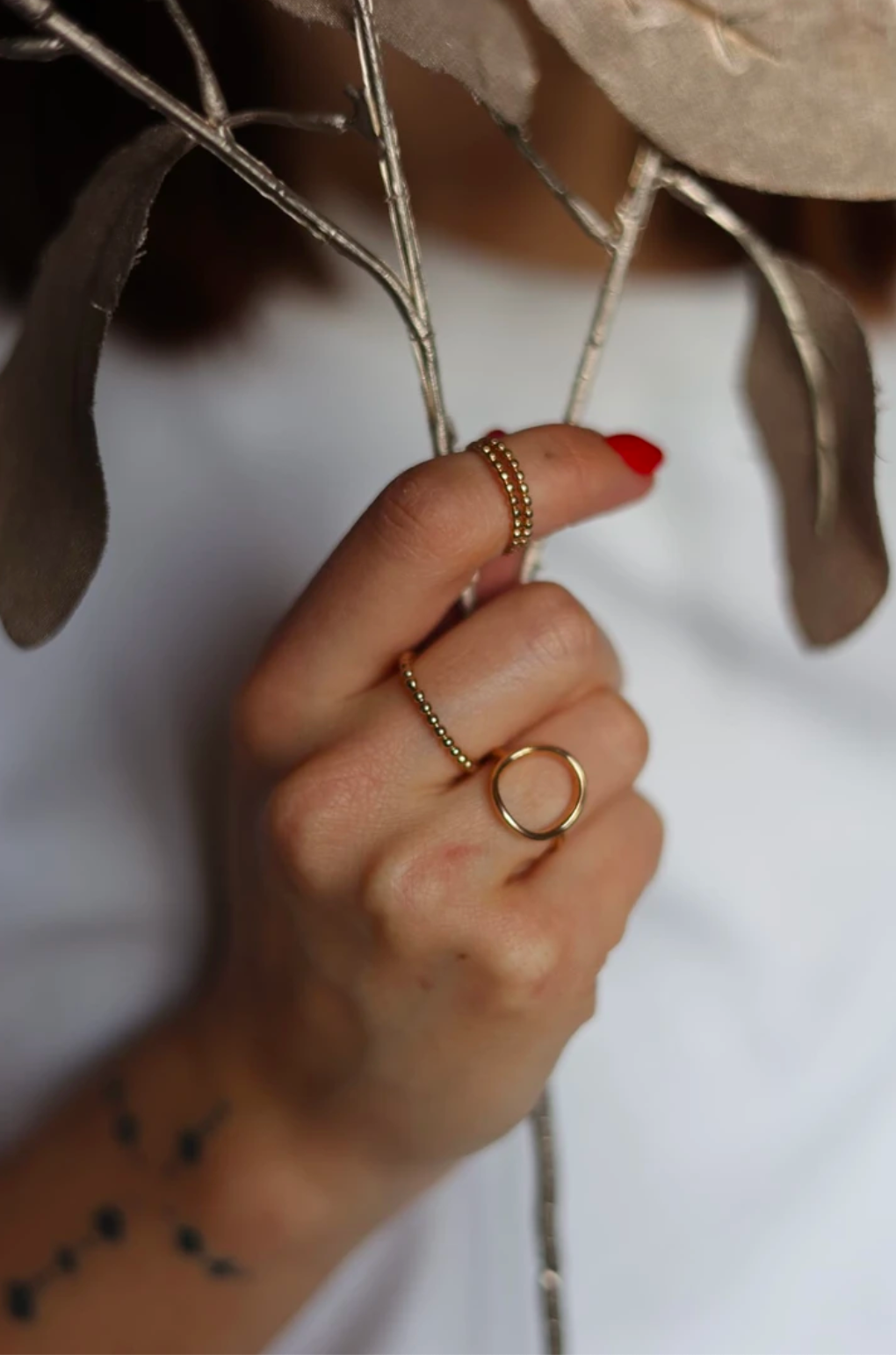 Bague boule or cheap
