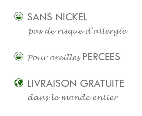 Boucles d'oreilles boules en argent