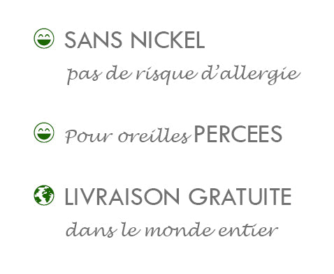 Boucles d'oreilles puces nuage plaqué or