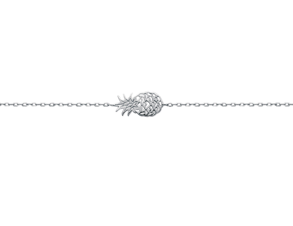 Bracelet ananas en argent