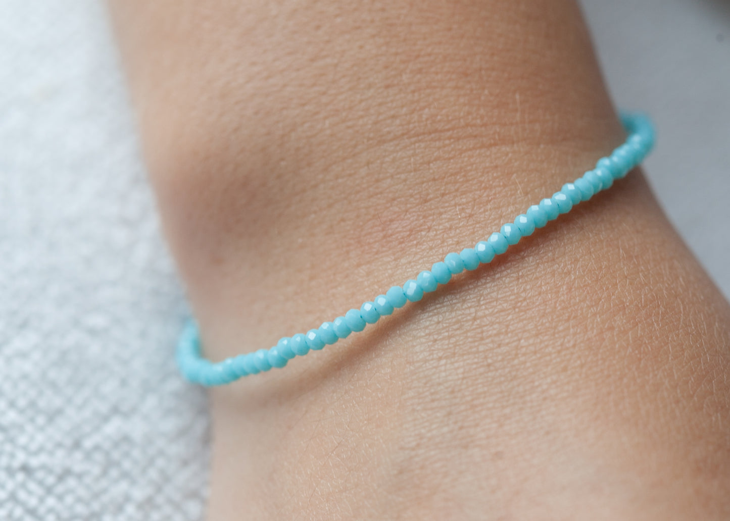 Bracelet avec perles en pierres naturelles