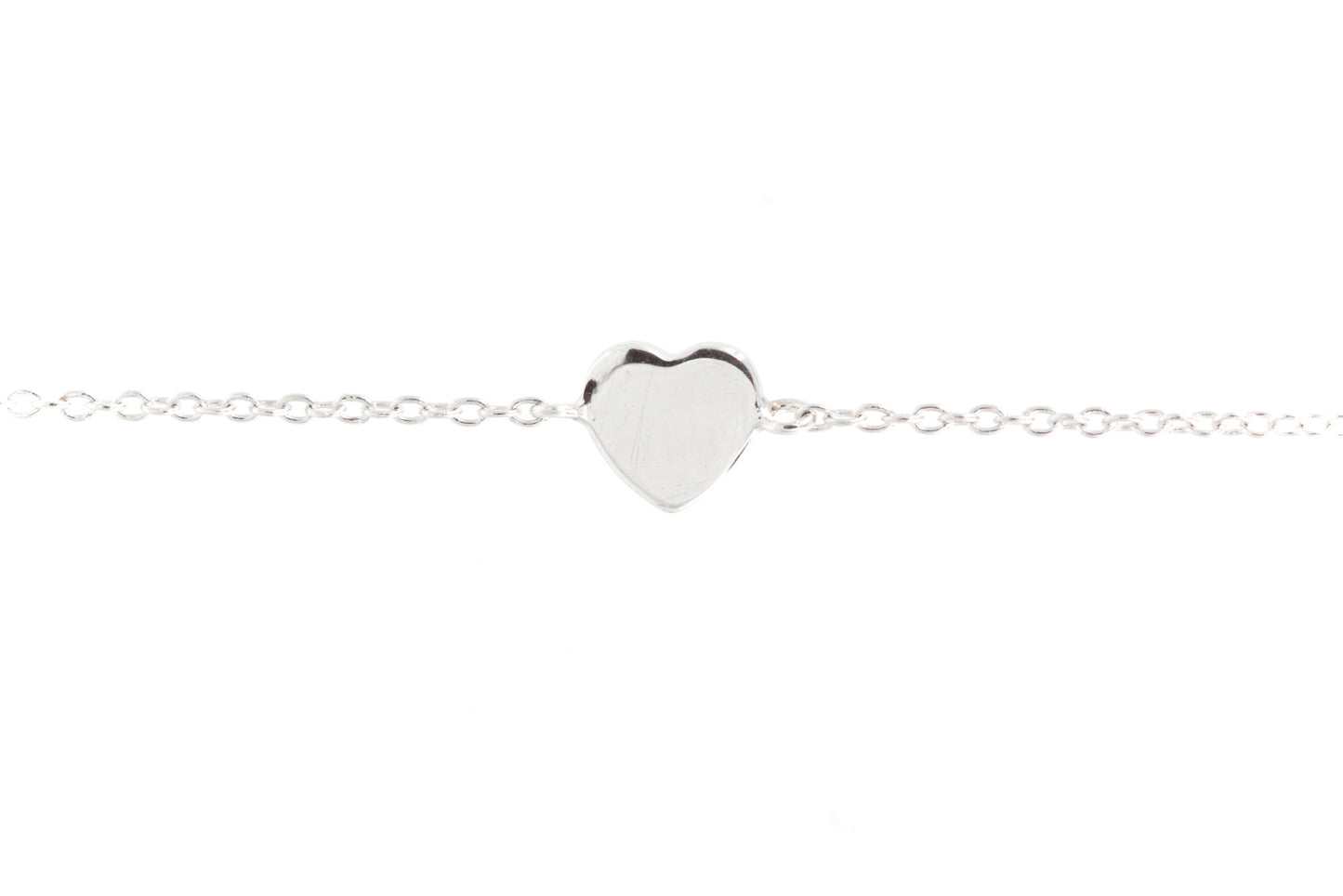 Bracelet avec coeur en argent