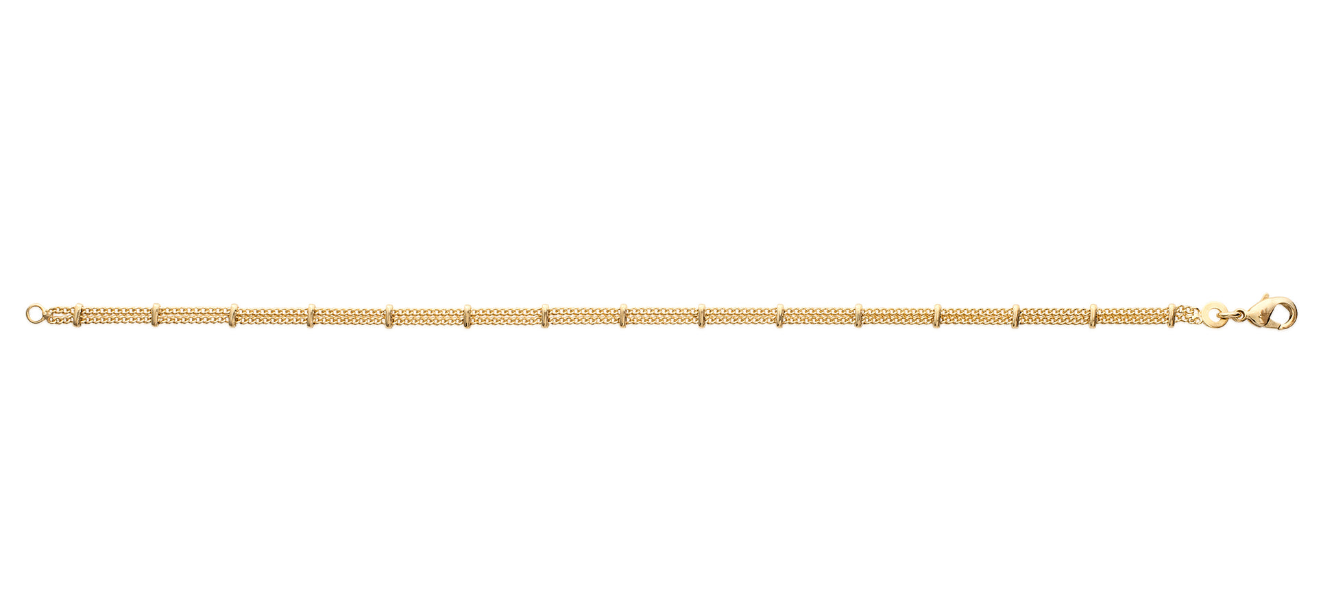 Bracelet double plaqué or